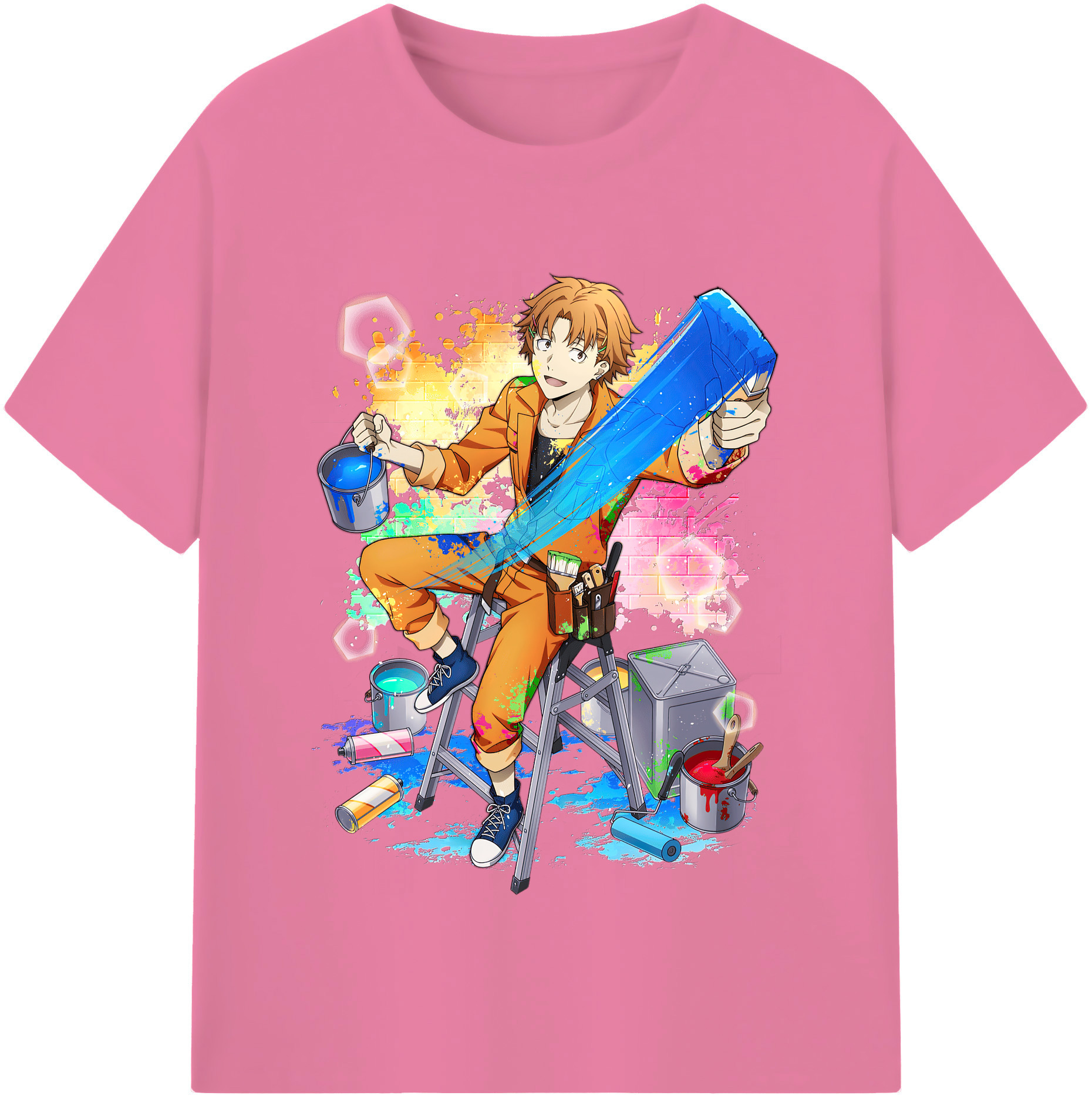 （画像用） 文豪ストレイドッグス Bungo Stray Dogs 綿100％半袖Tシャツ（フロントプリント）